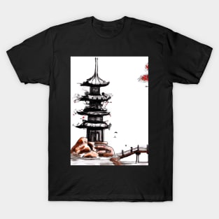 Japan tower bridge T-Shirt